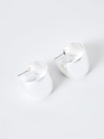 Small Chunky Hoop Earrings