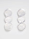 Triple Circle Drop Earrings