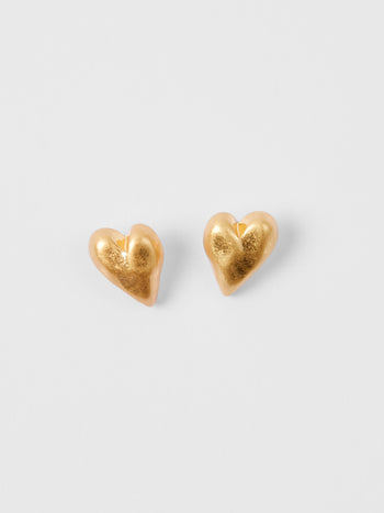 Small Heart Stud Earrings