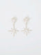 Star Crystal Drop Earrings