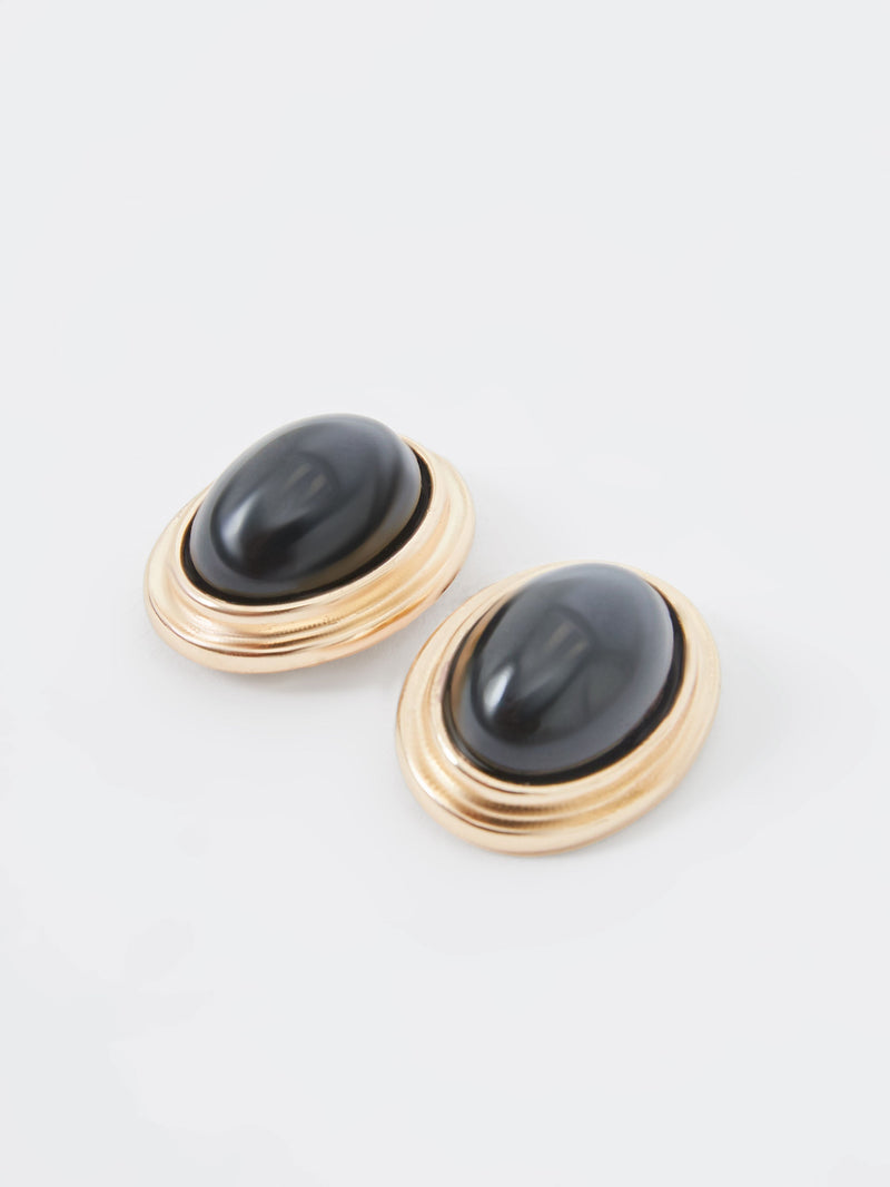 Vintage Look Oval Studs