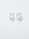 Crystal Faux Pearl Drop Earrings