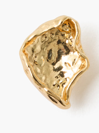 Molten Mini Square Stud Earrings