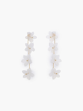 Cascade Floral Drop Earrings