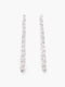 Cluster Crystal Long Earrings