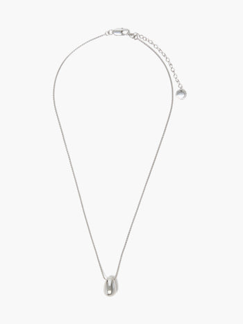 Sculptural Bean Pendant Necklace