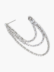 Fringe Swing Crystal Earrings