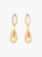 Crystal Double Teardrop Earrings
