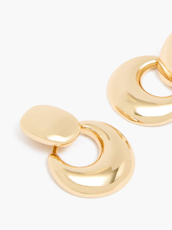 Small Door Knocker Earrings