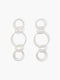 Multi Circle Drop Earrings