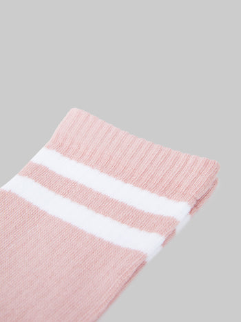 3 Pack French Connection Stripe Crew Socks