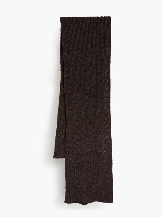 Chocolate Boucle Scarf