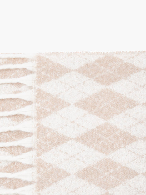 Supersoft Diamond Check Scarf