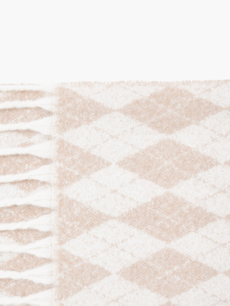 Supersoft Diamond Check Scarf
