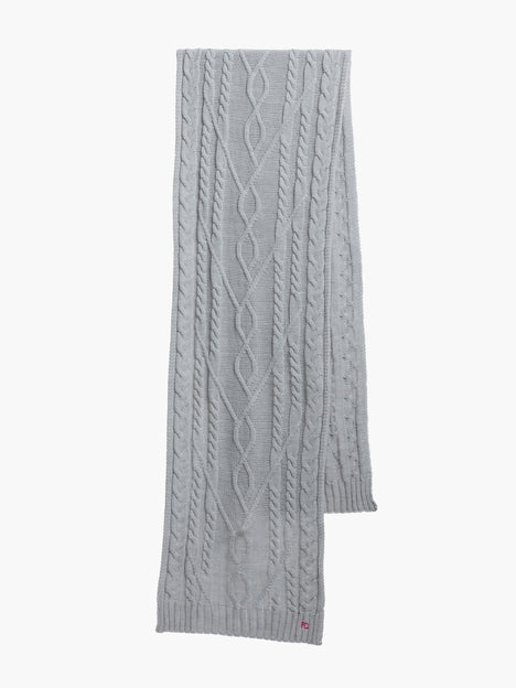 Cable Knit Scarf and Beanie Set