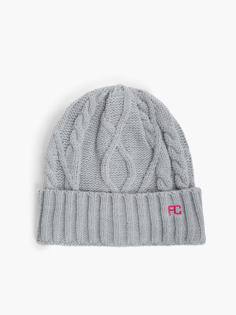 Cable Knit Scarf and Beanie Set