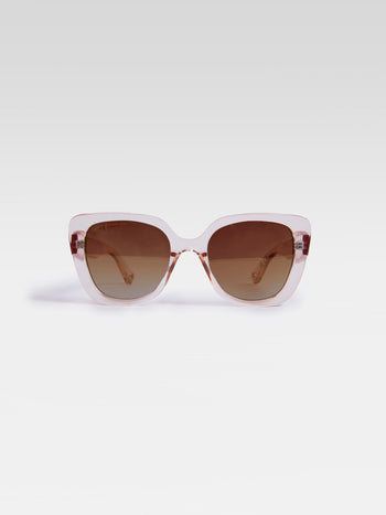 Glam Clear Cat Eye Sunglasses