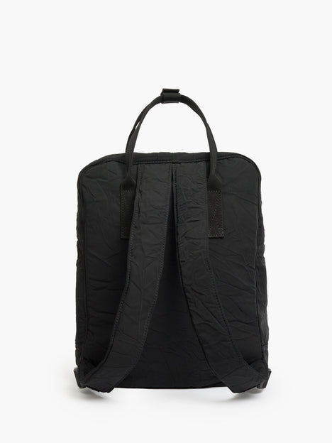 Black Crinkle Backpack