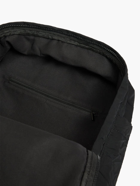 Black Crinkle Backpack
