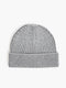 Two Tone Knit Beanie Hat