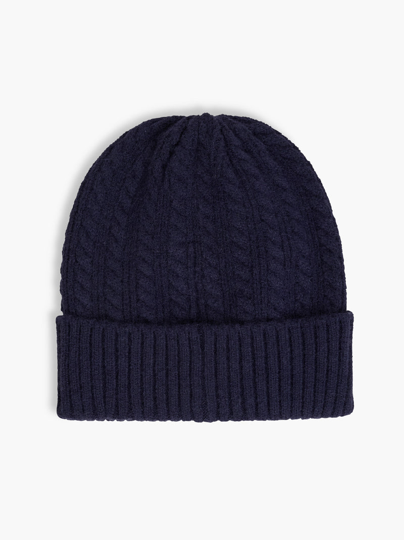Cable Knit Beanie Hat