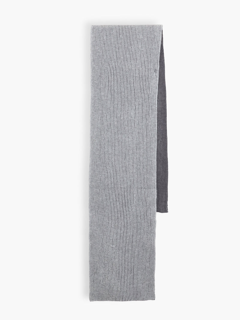 Two Tone Knit Scarf