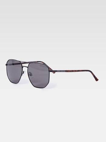 Metal D-Frame Sunglasses