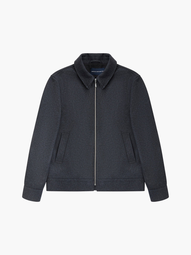 Signature Wool Blend Blouson Jacket