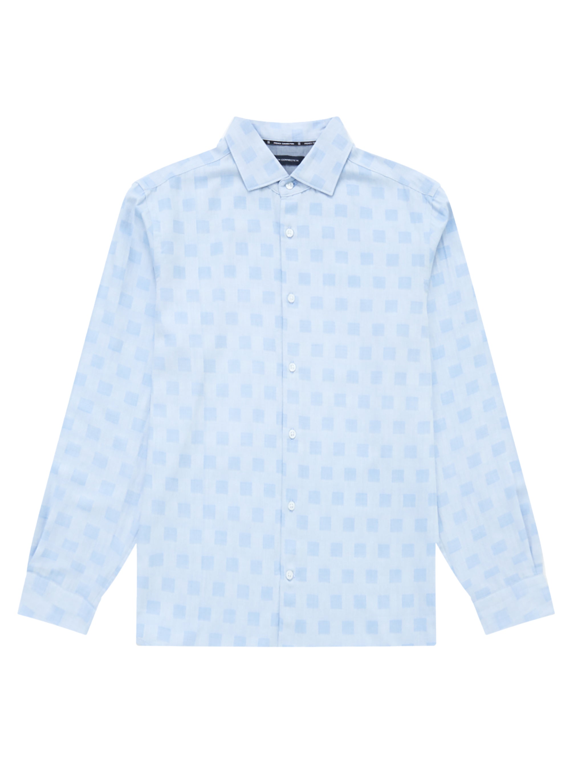 Long Sleeve Tonal Check Shirt