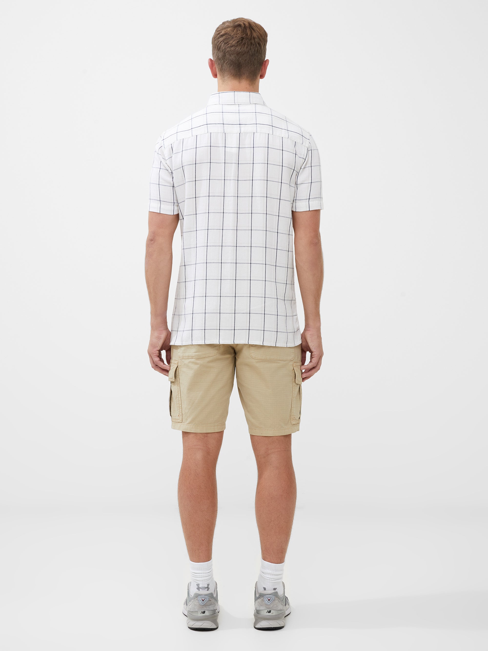 Short Sleeve Tonal Check Shirt