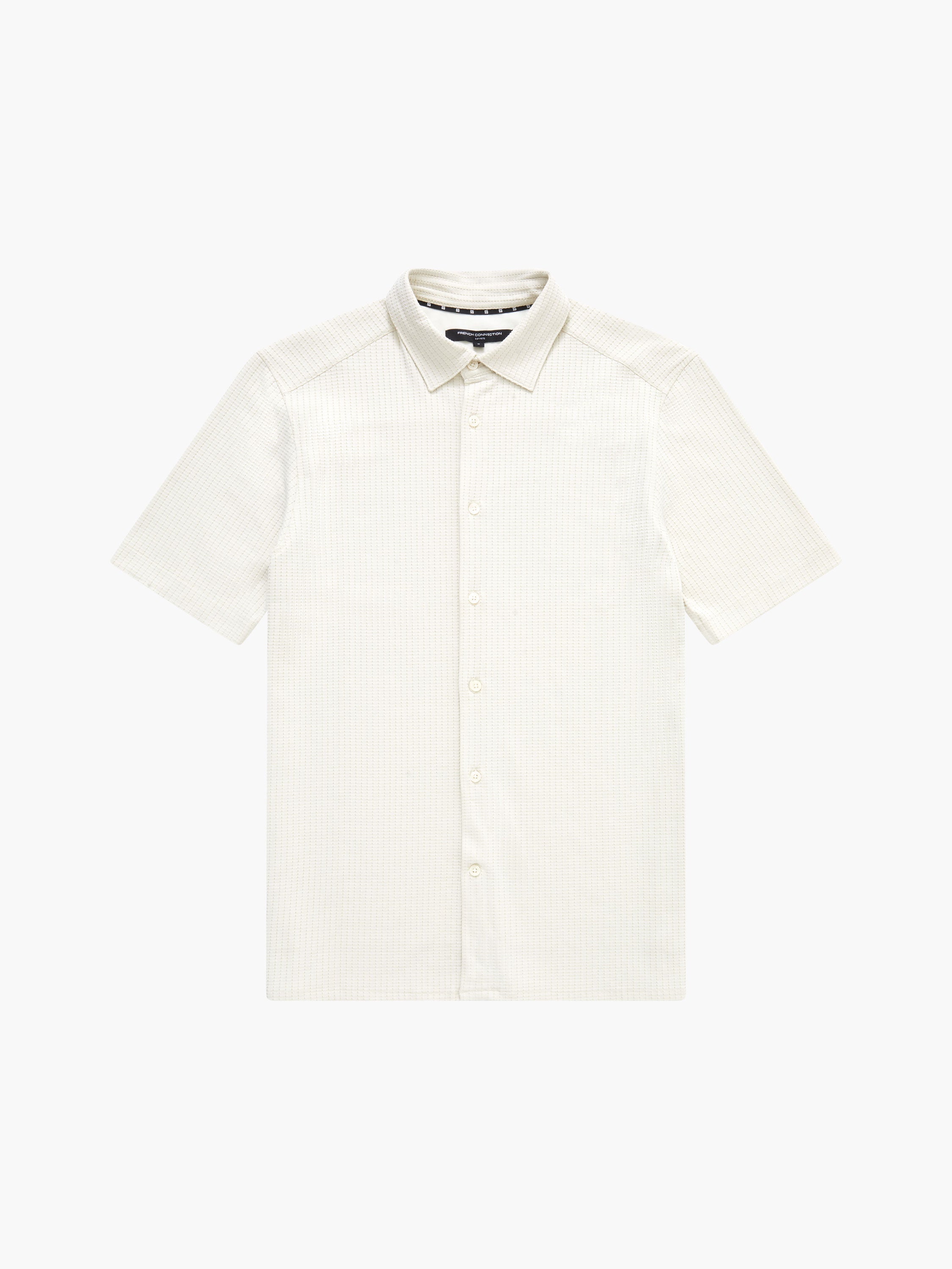 Ladder Texture Jersey Shirt