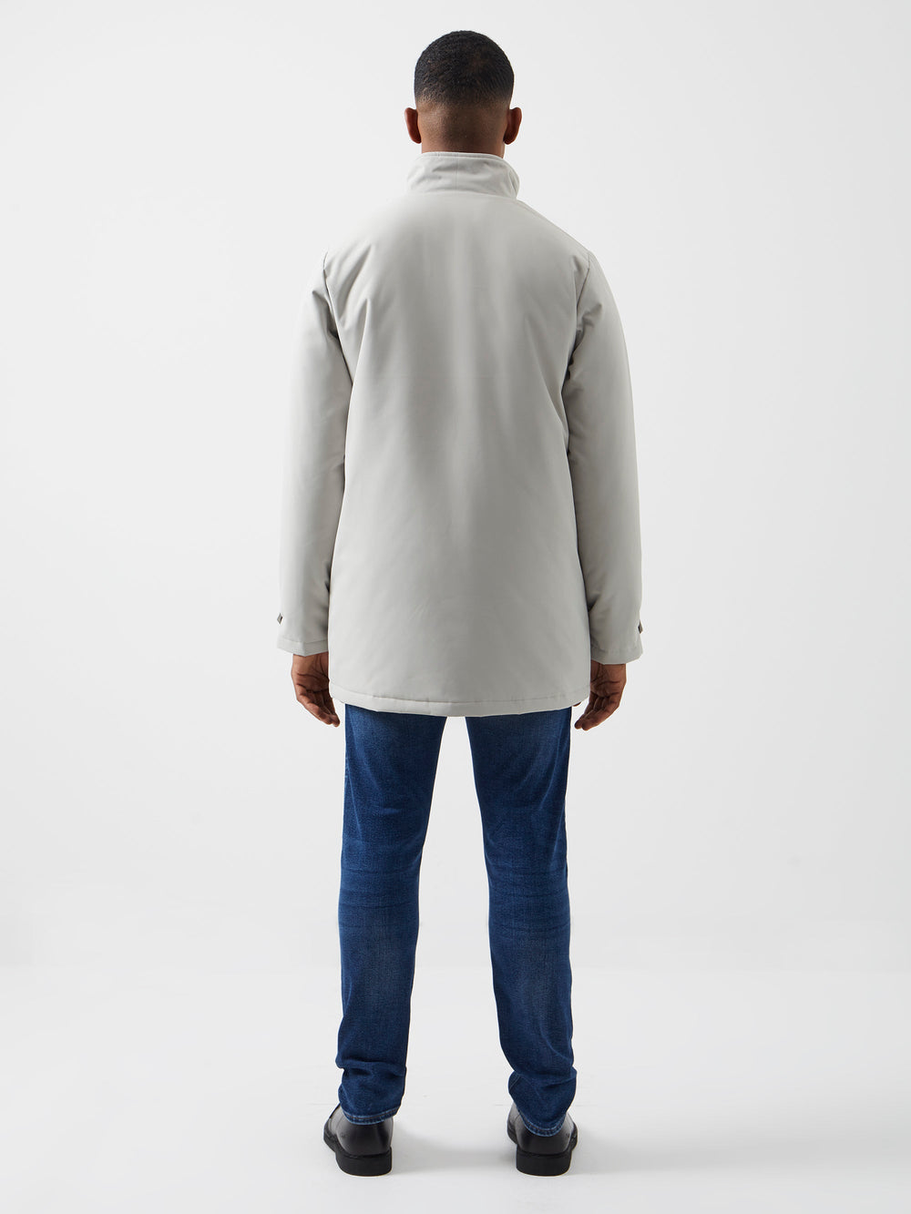 Funnel Neck Mac Coat | French Connection EU