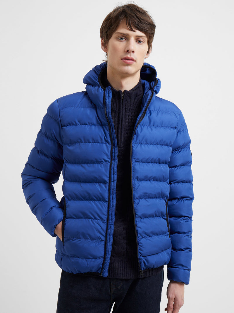 French connection cheap hooded quilted coat