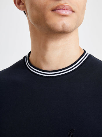 Triple Tipped Crew Neck T-Shirt