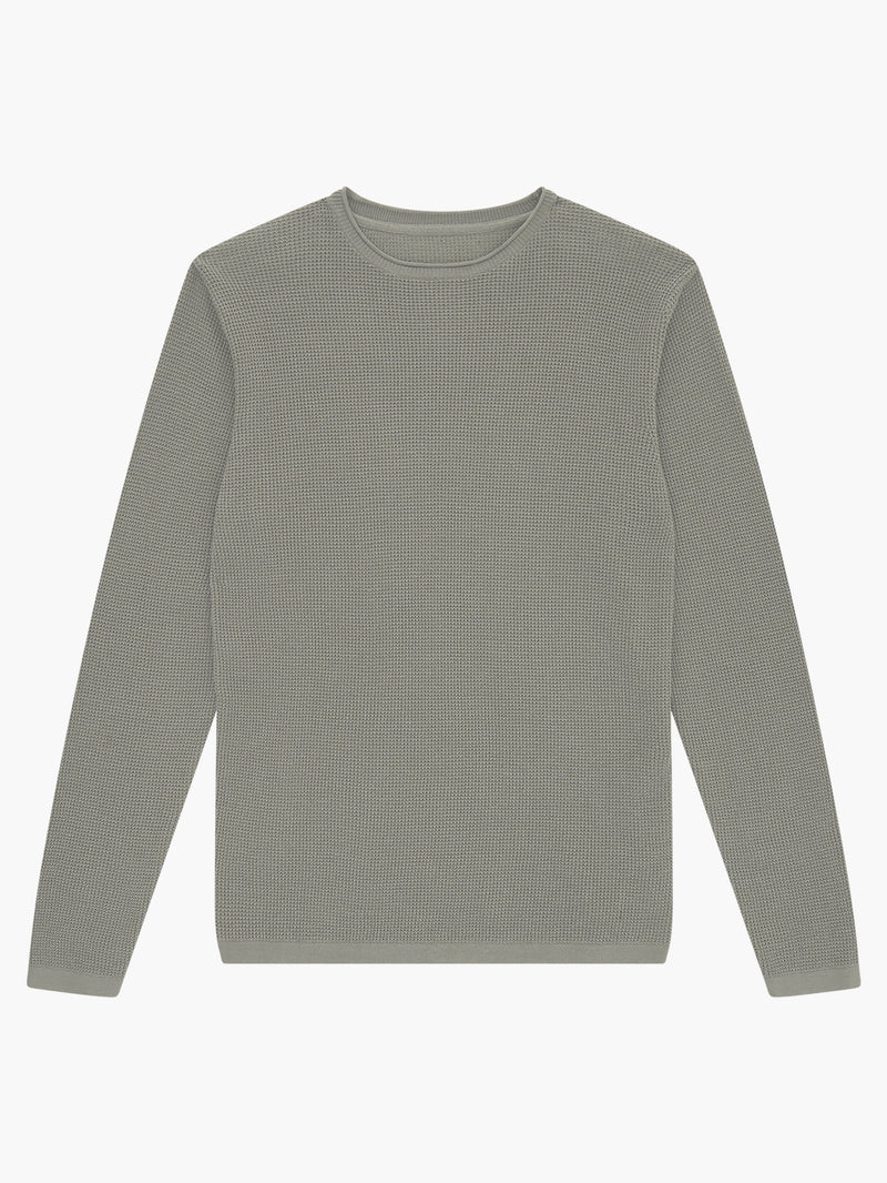 Waffle Micro Knit Jumper