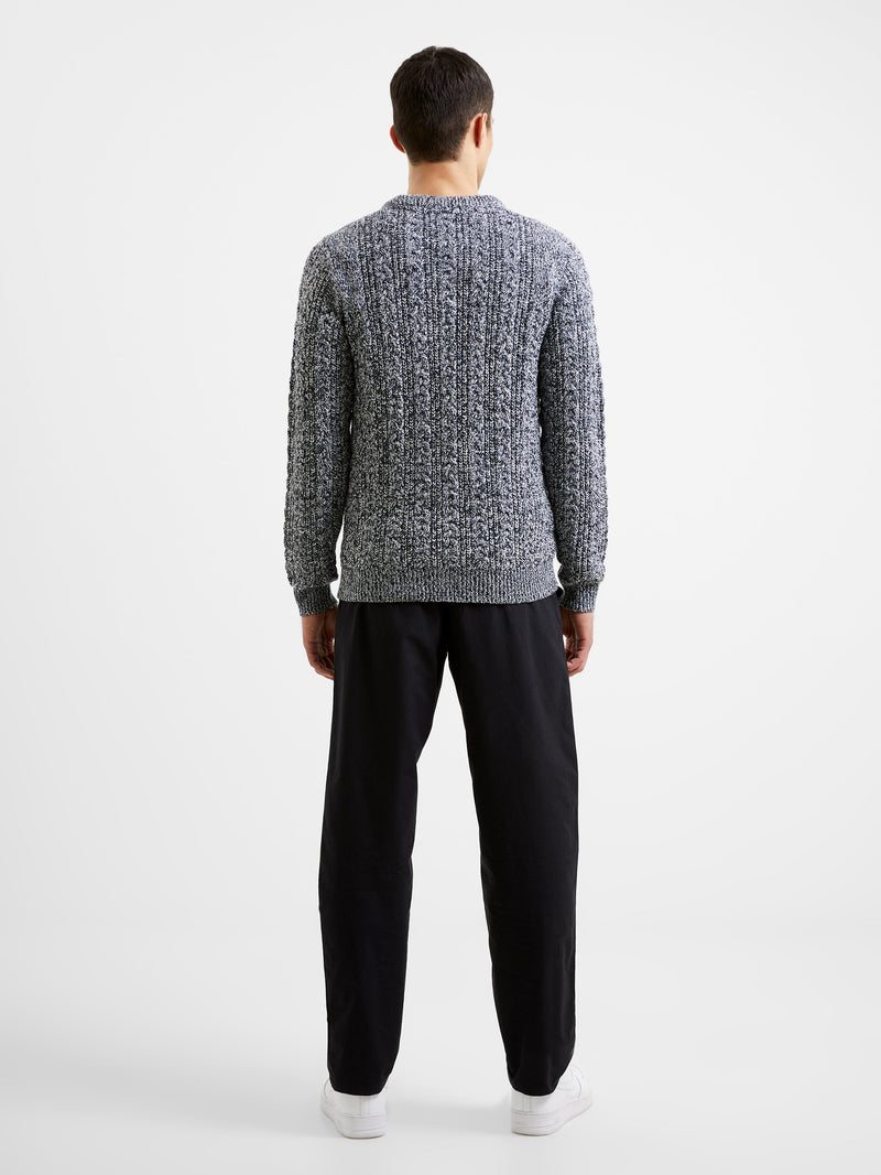 Cable Knit Crew Neck Jumper