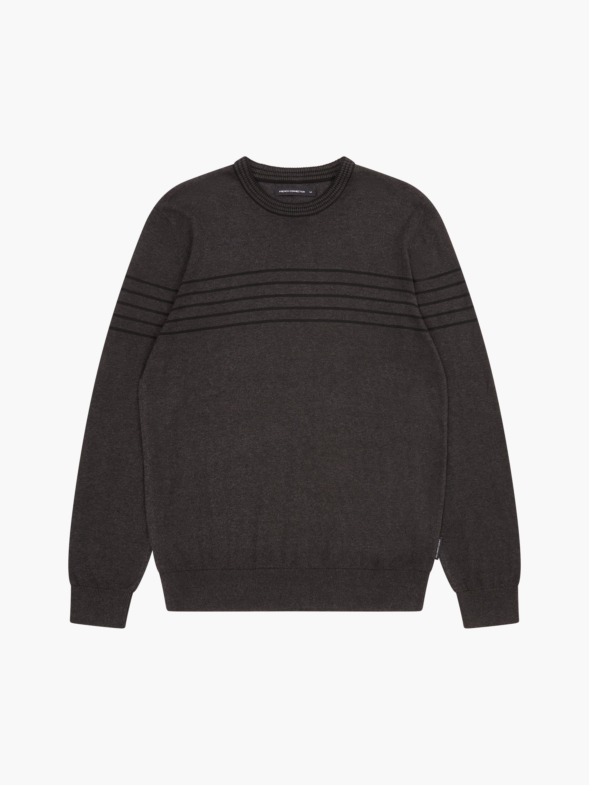 Stripe Crew Neck Sweatshirt