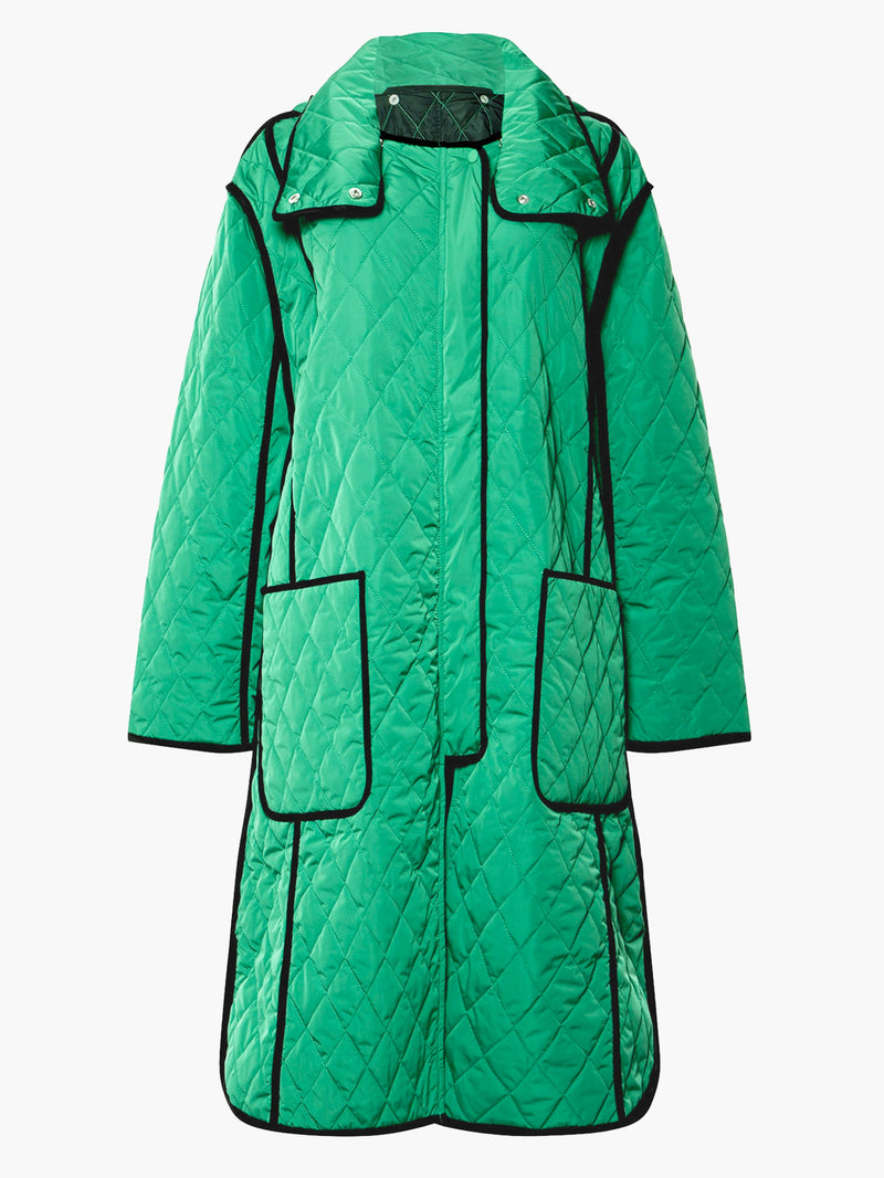 French connection quilted on sale coat