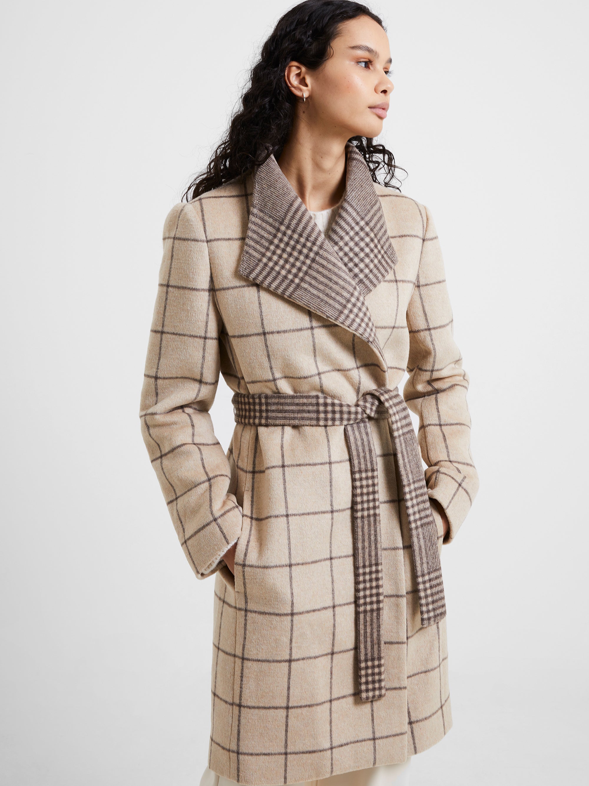 Fran Wool Belted Coat