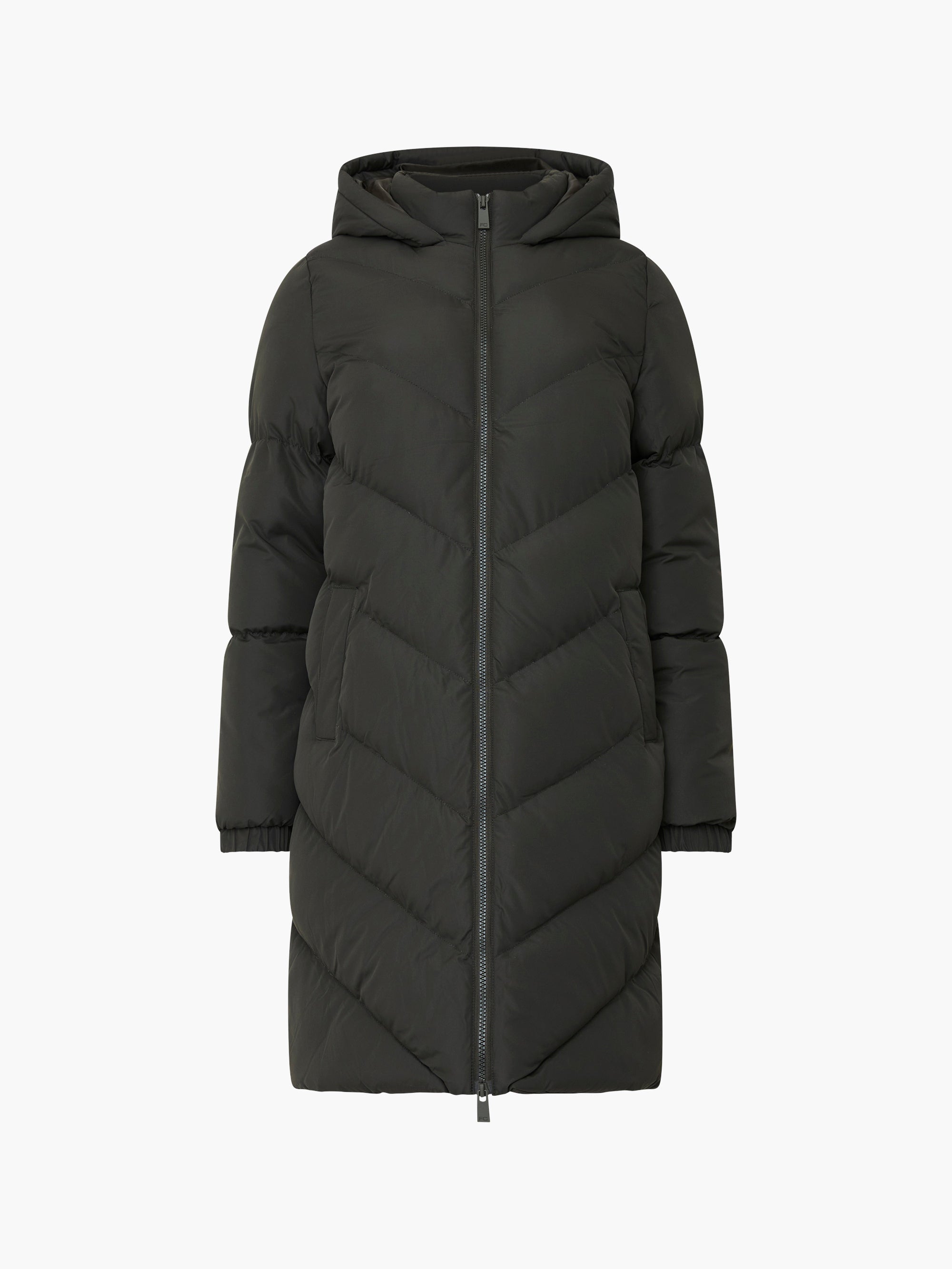 Hooded Chevron Puffer Coat French Connection EU