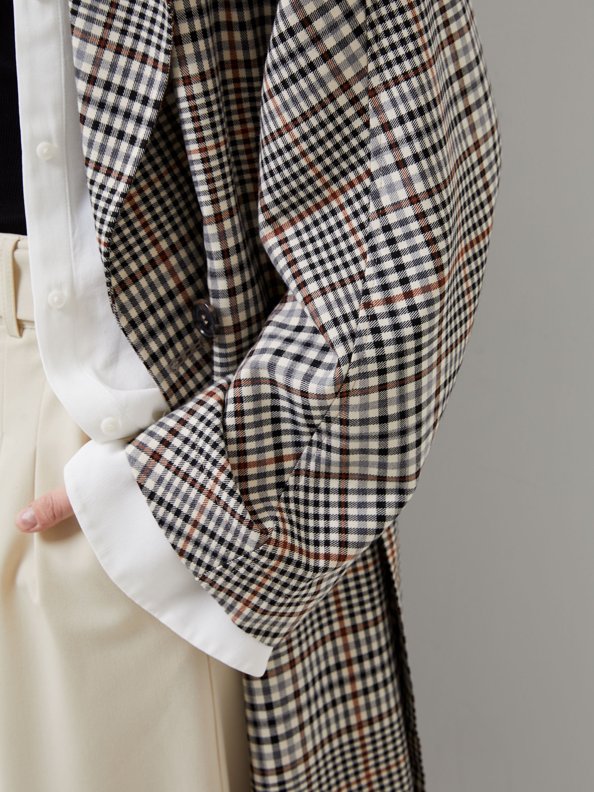 Dandy Check Lightweight Coat | French Connection EU