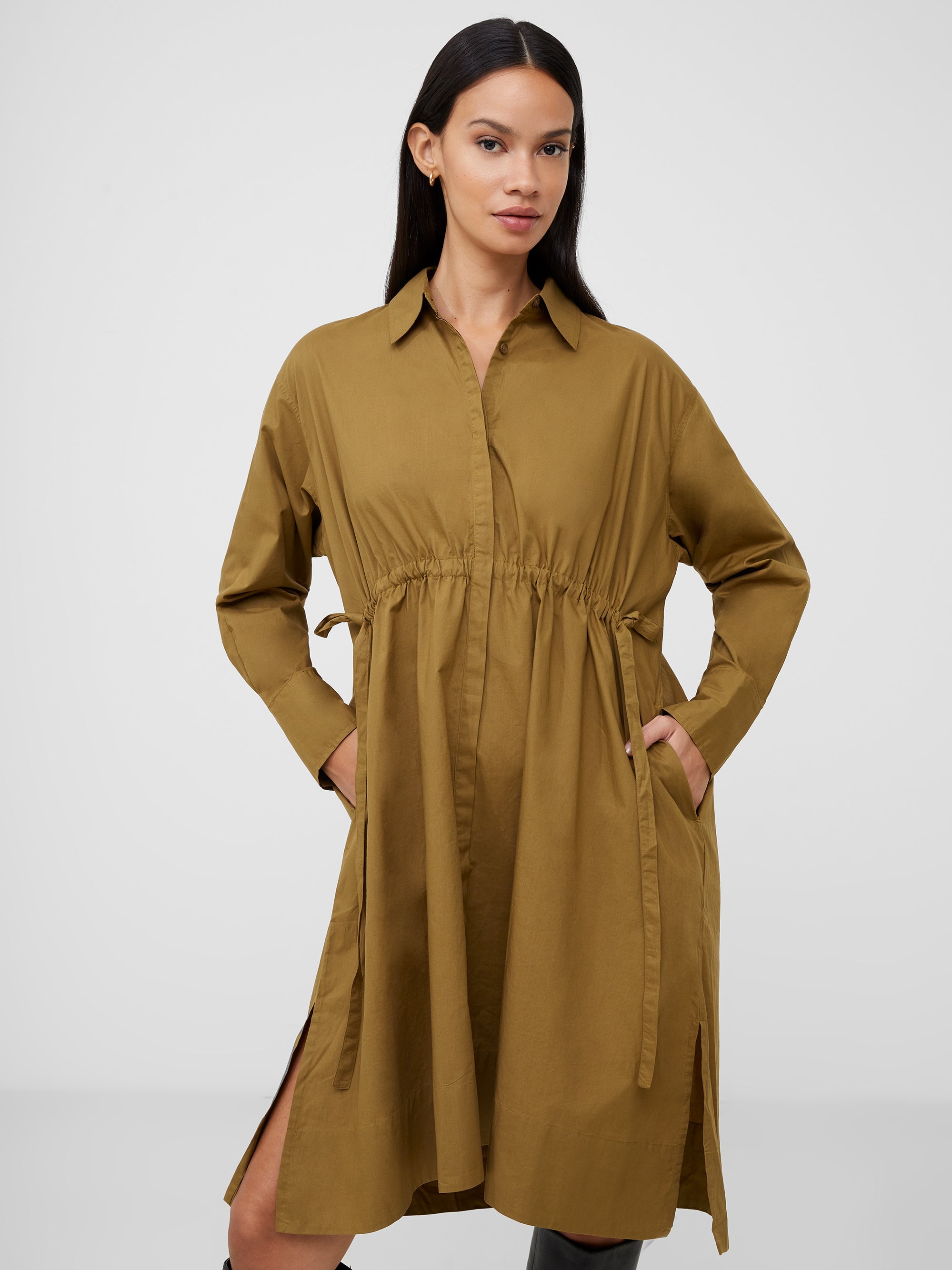 Rhodes Poplin Shirt Dress