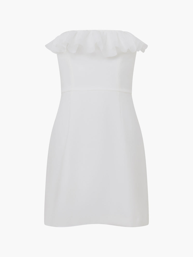 Whisper Organza Bandeau Mini Dress