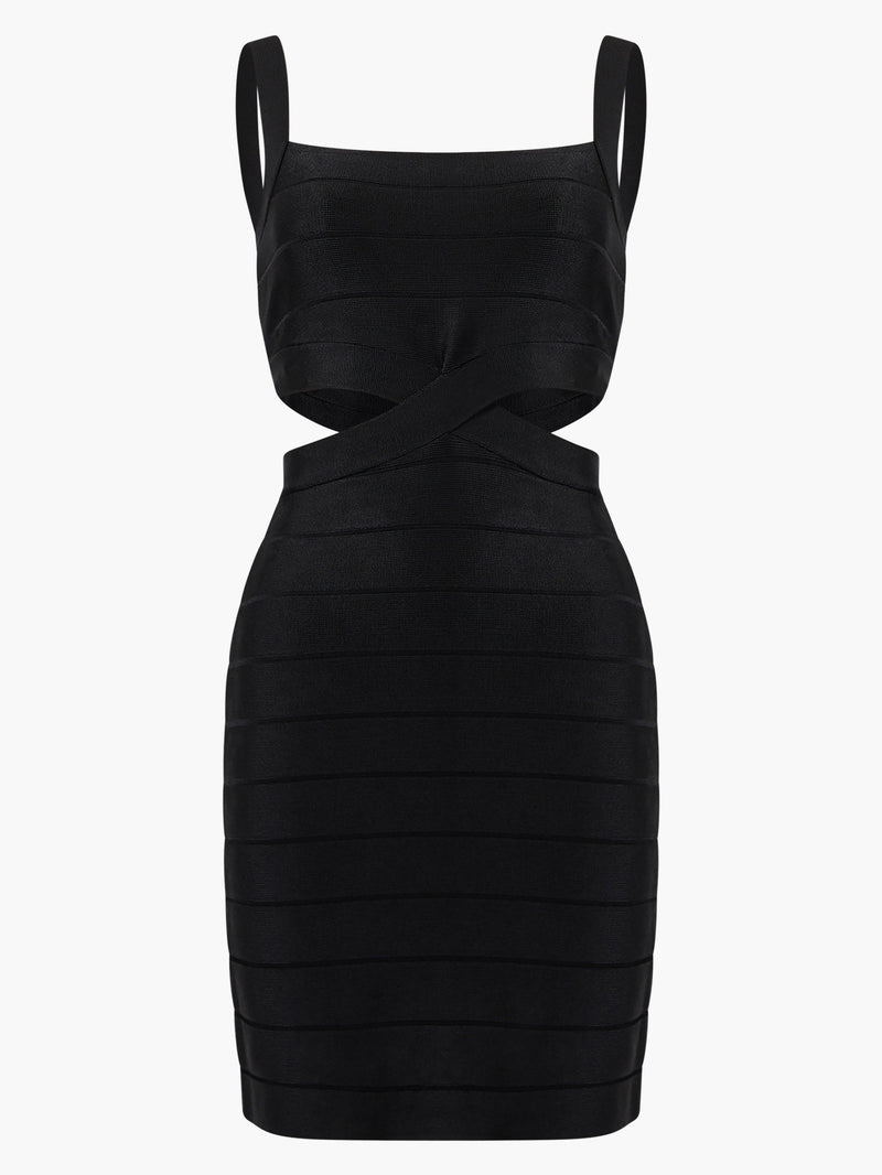 French connection black outlet bandage dress