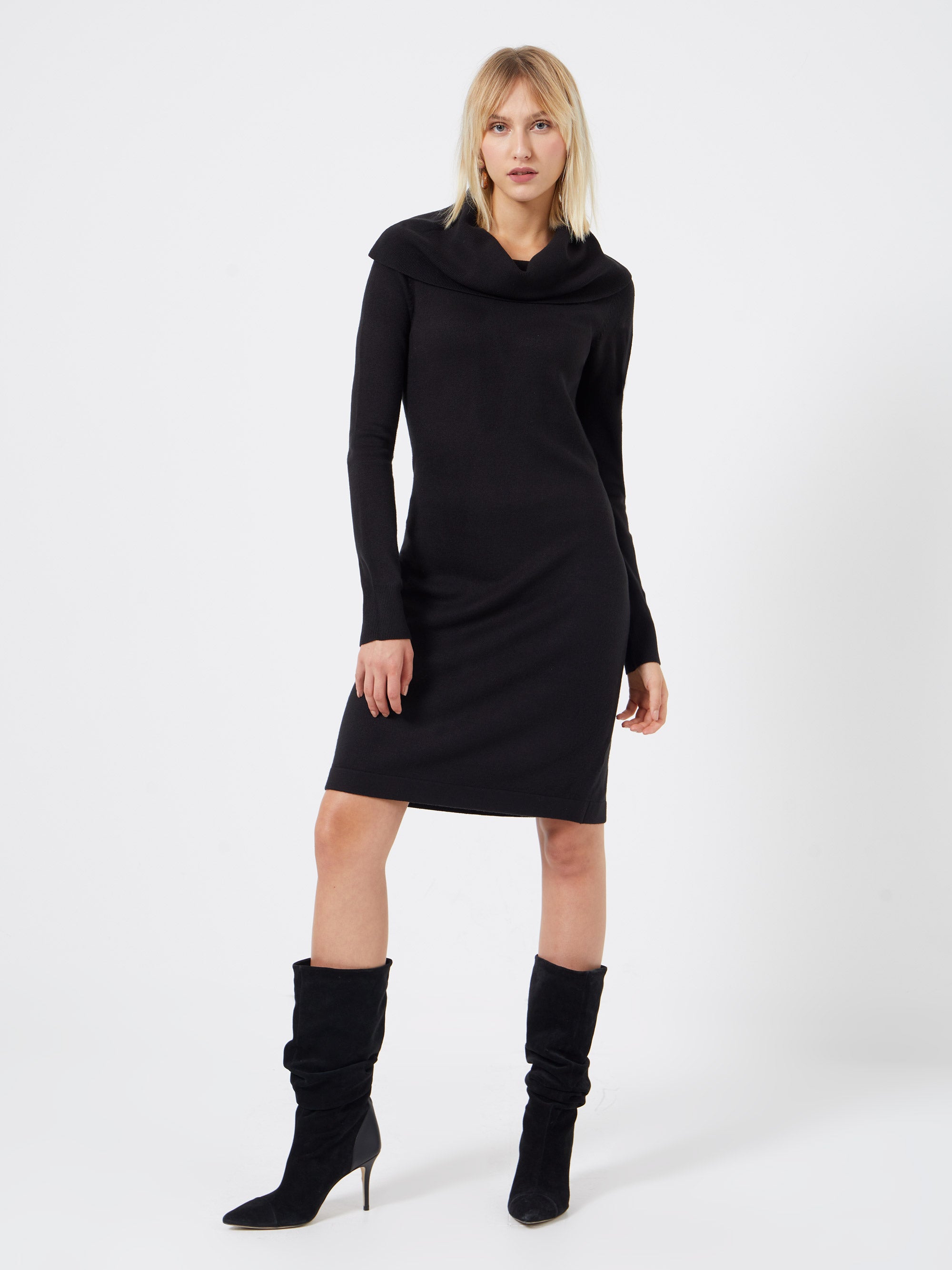 Babysoft Cowl Neck Dress