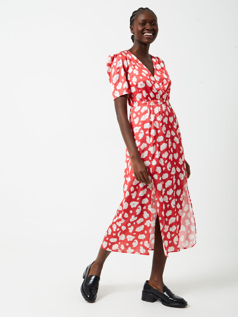 French connection red maxi dress sale