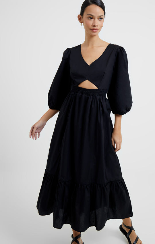 Rhodes Poplin Cut-Out Midaxi Dress