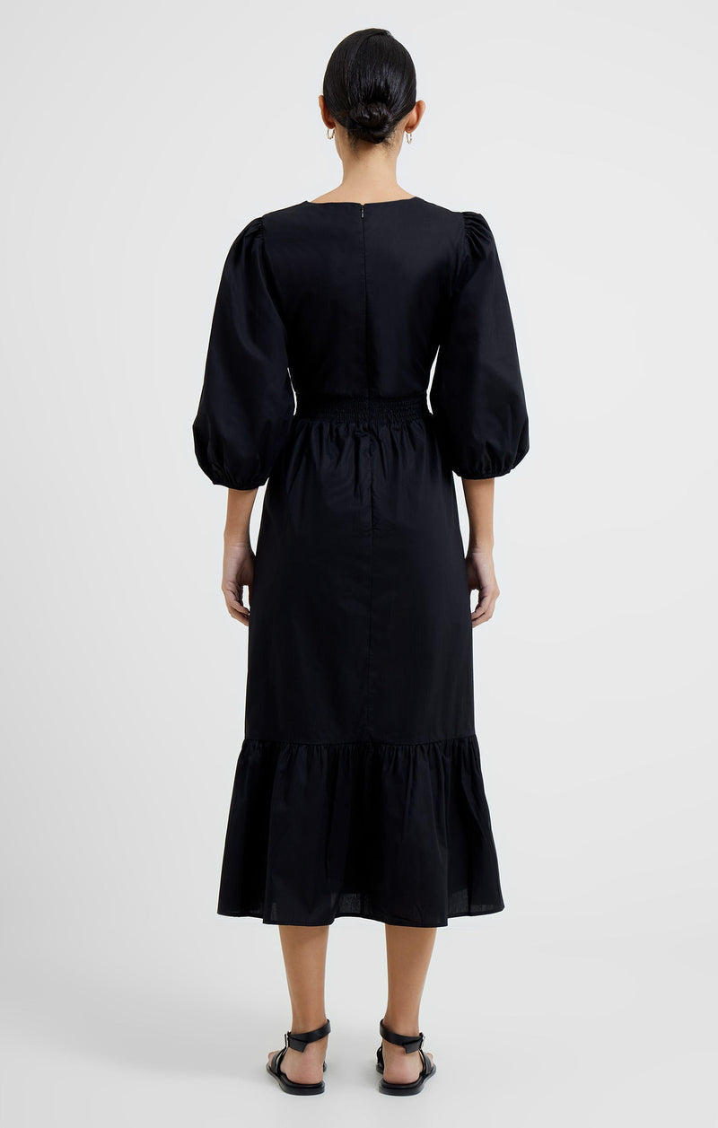 Rhodes Poplin Cut-Out Midaxi Dress | French Connection EU