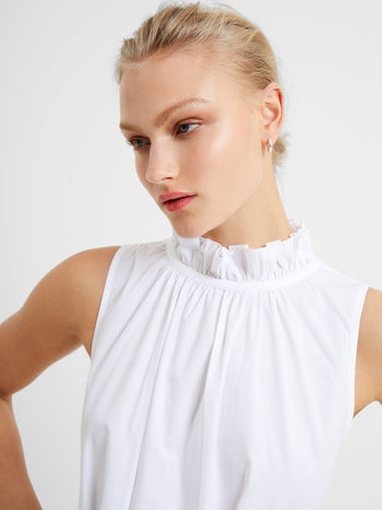 Rhodes Poplin Sleeveless Tiered Mini Dress