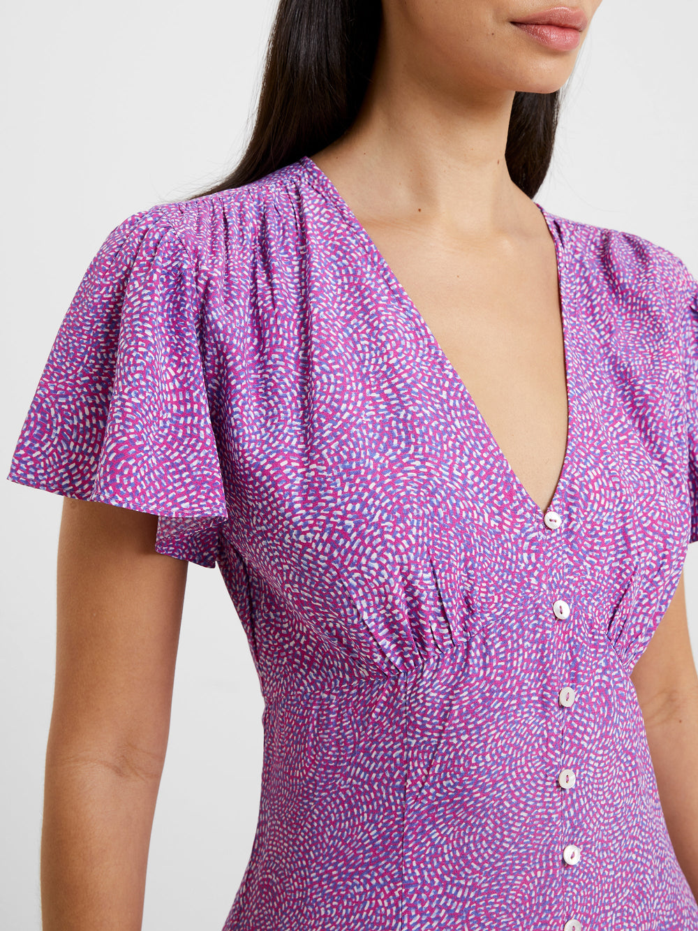 Bernice Eco Delphine VNeck Midi Dress French Connection EU